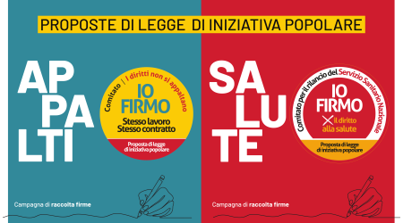 Firma le leggi di iniziativa popolare su sanità e appalti: istruzioni per l’uso