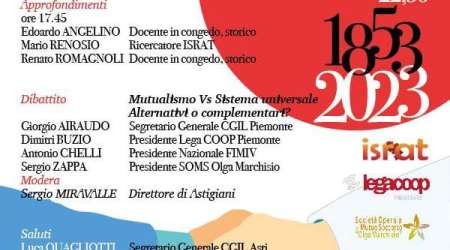 170esimo anniversario SOMS di Asti: appuntamento al 20 ottobre
